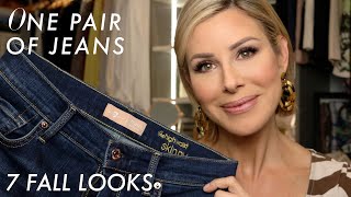 One Pair of Jeans, 7 Fall Looks | Dominique Sachse