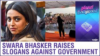CAA Protest: Swara Bhasker raises slogans against Government in rally | Bollywood News