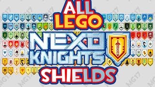 All Lego Nexo Knights Shields - Scan and Enjoy!