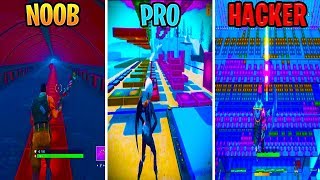 NOOB vs PRO vs HACKER - Fortnite Music Blocks