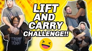 LIFT AND CARRY CHALLENGE!!|INTERRACIAL COUPLE|HILARIOUS!!!