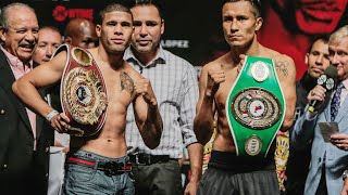 Juan Manuel Lopez VS. Francisco Vargas Official Weigh-In and Face Off