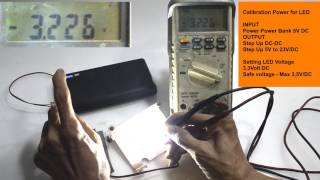 DIY 7W LED with power battery Power Bank