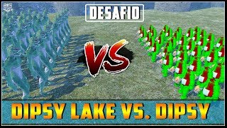 DESAFIO 50 vs 50 - DIPSY vs DIPSY LAKE no Slendytubbies 3 | big boss