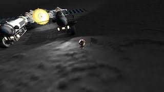 ksp  полет на луну на  универсальный ровер kerbal space program