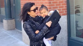 North West Looks Horrified By The Bitter Cold In NYC!