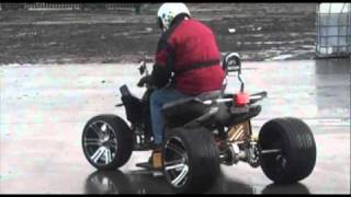 The New SpYdR 250cc Road Legal Quad Bike--Starting and Riding