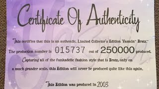 2003 Limited Collectors Edition Big Bratz Yasmin Doll Review