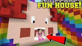 Minecraft: MR. RAINBOW'S FUN HOUSE!!! - FIND THE BUTTON 2018 - Custom Map