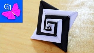 Оригами Юла из бумаги ❀ Движущиеся поделки своими руками