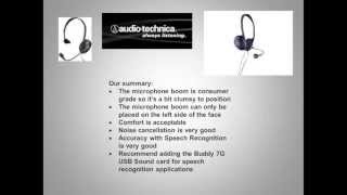Audio Technica ATH-COM1 and ATH-COM2