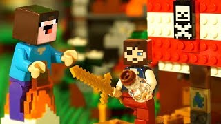 НУБик ПИРАТ ? Борька Девочка ? LEGO Minecraft Мультики и Анимация для Детей