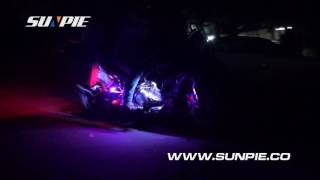Multi-color Accent Glow Motorcycle LED Neon Strip Light kits glow ride Harley/Victory/Honda
