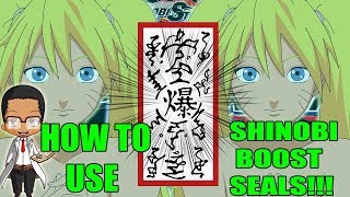 Naruto To Boruto: Shinobi Striker | How To Use Shinobi Boost Seals!!!
