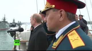 Военно-морской парад в Севастополе 9 мая 2014