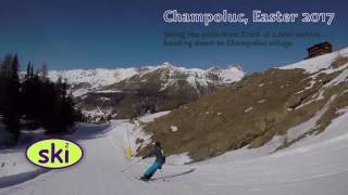 GoPro: Skiing from Crest towards Champoluc