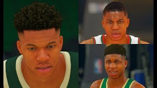 Giannis Antetokounmpo Evolution from NBA 2K14 to NBA 2K19!