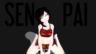 【MMD RWBY】Ladybug - Senpai [Lewd Ruby]