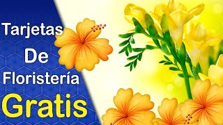 Diseños Vector Gratis Tarjetas de Presentación Para Floristerías C1 DESCARGA GRATIS