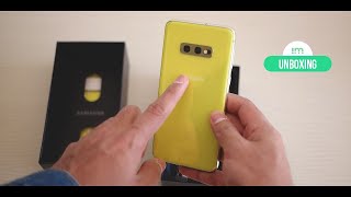 Samsung Galaxy S10e Amarillo | Unboxing