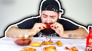2X NUCLEAR FIRE WINGS CHALLENGE *10 WINGS UNDER 10 MINUTES* MUKBANG 먹방 EATING SHOW!