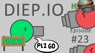 Diep.io Highlights #23: Keeping It Simple With Basic Tank (500k and 535k)!