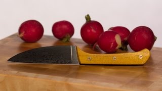 Making a Kitchen Knife (Damascus Steel Paring Knife)