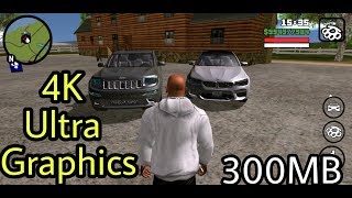 GTA SA MOBİLE | 4K ULTRA GRAPHİCS MOD! | 300MB
