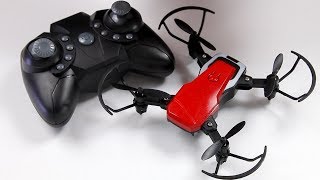 LF606 Mini Folding Great Beginners Drone Gaming style Transmitter 8 minute flight