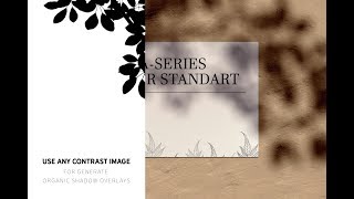 ORGANIC SHADOW Overlay Generator + Mockup DOWNLOAD FREE sample!
