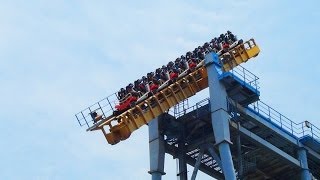 Gravity Max OMFG Tilt Roller Coaster POV Seriously Messed Up AWESOME Ride! 搶救地心