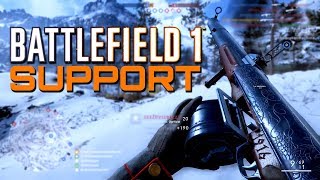 Battlefield 1: Support on Lupkow Pass - In the name of the Tsar DLC CTE (PS4 PRO Gameplay)