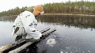 ПЕРВОЛЕДЬЕ. РЫБАЛКА ПО ПЕРВОМУ ЛЬДУ. ПЕРВЫЙ ЛЁД