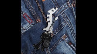 EDC брелок карабин мультитул рыбка