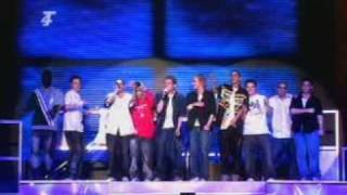 westlife at Popworld X-mas Party 2003