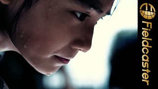 汗滴る城桧吏の洗練された横顔。映画『HOKUSAI』