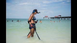 Metal Detecting Clearwater Beach w/Relic Recoverist