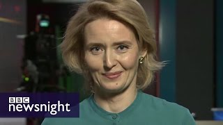 RT presenter Oksana Boyko responds to Boris Johnson - BBC Newsnight