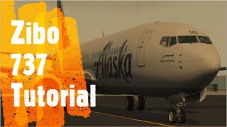 X Plane 11 - Zibo 737-800 Tutorial | ALASKA - How to: Start-Up For Beginners