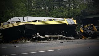 School bus driver made illegal turn before deadly crash, officials say