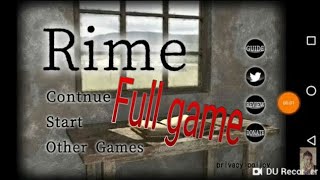 Rime room Escape Game Full part Walkthrough прохождения
