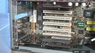 Section 2 - Lesson 3:  Installing a PCI Card Wireless Network Adapter