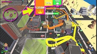 BOAS.IO - EATING ALL MAPS 100% CONTROL [WORLD RECORD 3M SCORE] SNAKE VS CITY - NEW IO GAME STRATEGY!