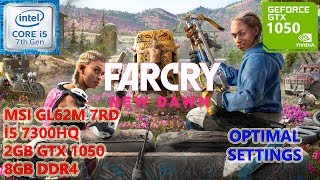 Far Cry New Dawn i5 7300HQ GTX 1050 8GB RAM Optimal Settings