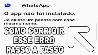 Como corrigir o erro JÁ EXISTE UM PACOTE COM ESSE MESMO NOME no Android - Passo a Passo