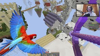 თუთიყუშთან ერთად - SkyWars - Cheater | Minecraft ქართულად