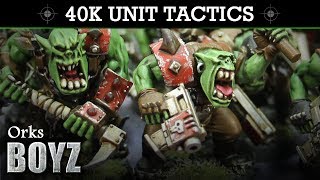 Ork Boyz Warhammer 40K 8th Edition Tactics & Unit Showcase