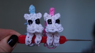 Фигурки из резинок. Фигурка из резинок "Единорог" без станка