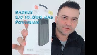 Baseus Hızlı Şarj 3 0 10000 mAh Güç Bankası LCD 10000 mAh Powerbank