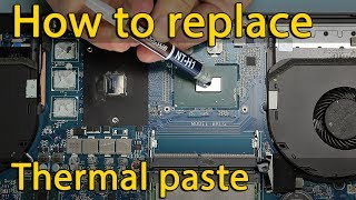 ASUS TUF FX504 disassembly and replace thermal paste